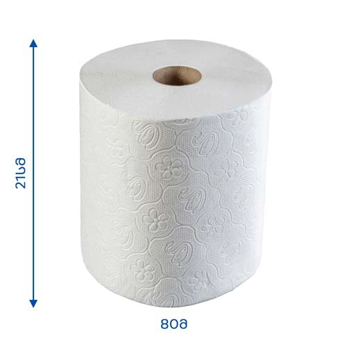 Paper towel 2-layered 21cm/80m ECONOM